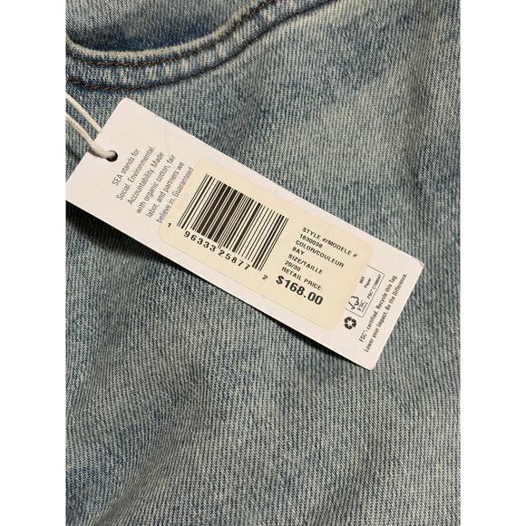 Outerknown Mens Jeans 29x30 NWT Cove Slim Light Wash Organic Denim Sustainable - Picture 6 of 13